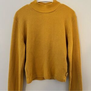 TNA waffle knit crop